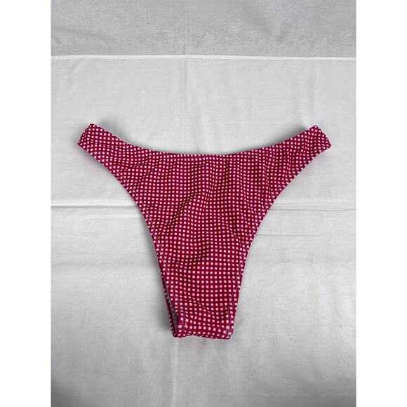 NEW Seamolly Bikini Set Red Gingham Bow Triangle Cheeky Swim Sweet Coquette - Picture 9 of 12